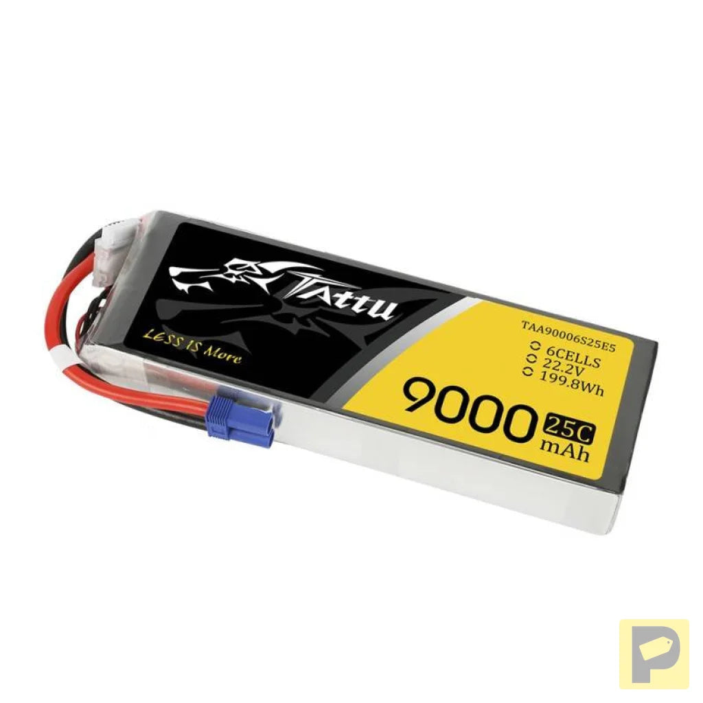 Battery Tattu 9000mAh 22,2V 25C 6S1P