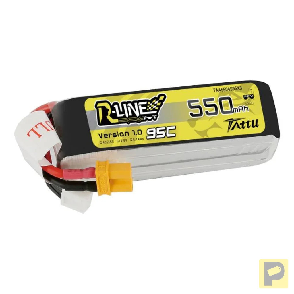 Battery Tattu R-Line 550mAh 14.8V 95C 4S1P