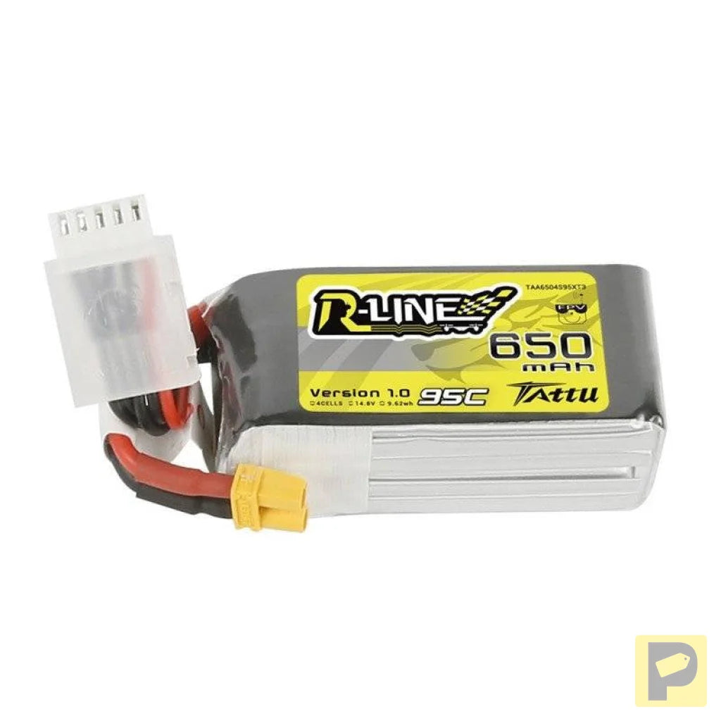 Battery  Tattu R-Line 650mAh 14,8V 95C 4S1P XT30