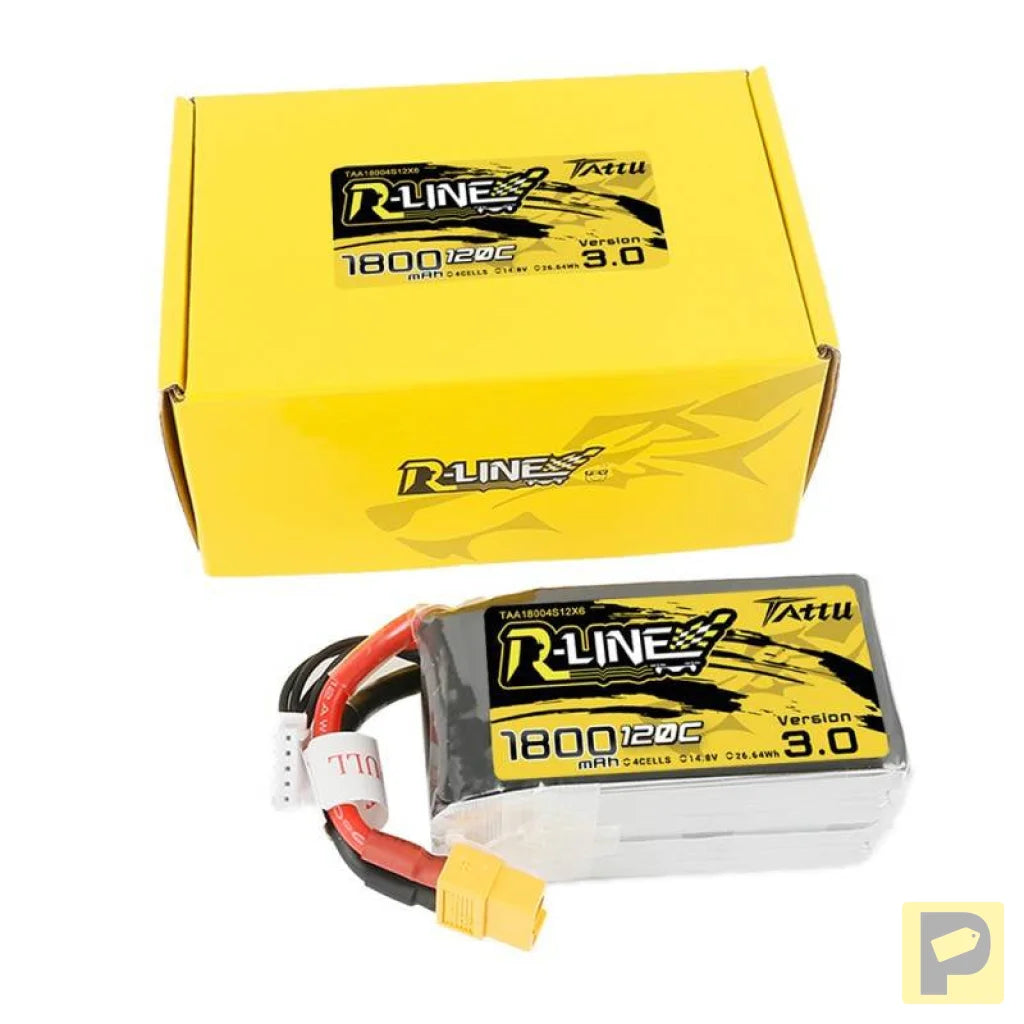 Battery Tattu R-Line Version 3.0 1800mAh 14,8V 120C 4S1P XT60