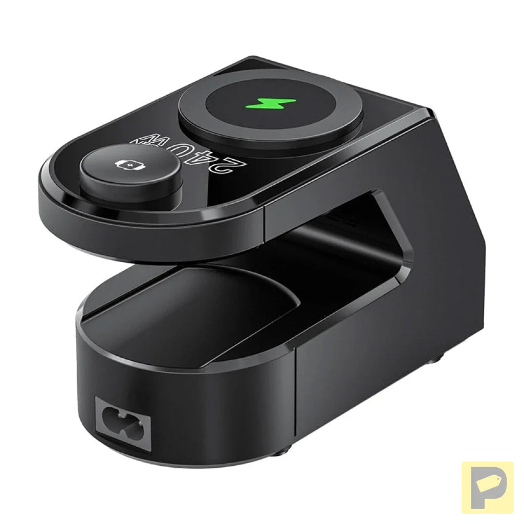 Blitzwolf BW-FW10 alarm clock with charger 2xUSB-A, 4xUSB-C, 240W