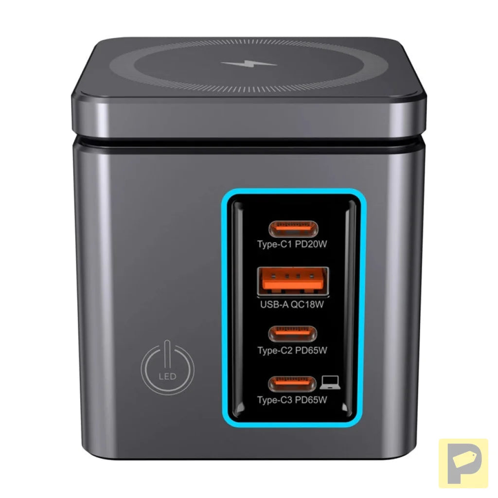 Blitzwolf BW-i113 GaN, USB-A, 3xUSB-C, 105W mains charger