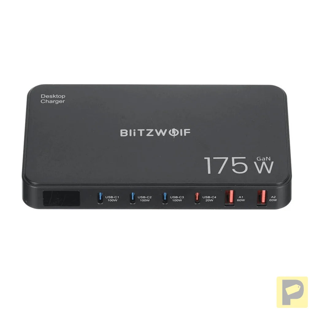Blitzwolf BW-S30 6-in-1 Charging Station 4xUSB-C + 2xUSB 175W