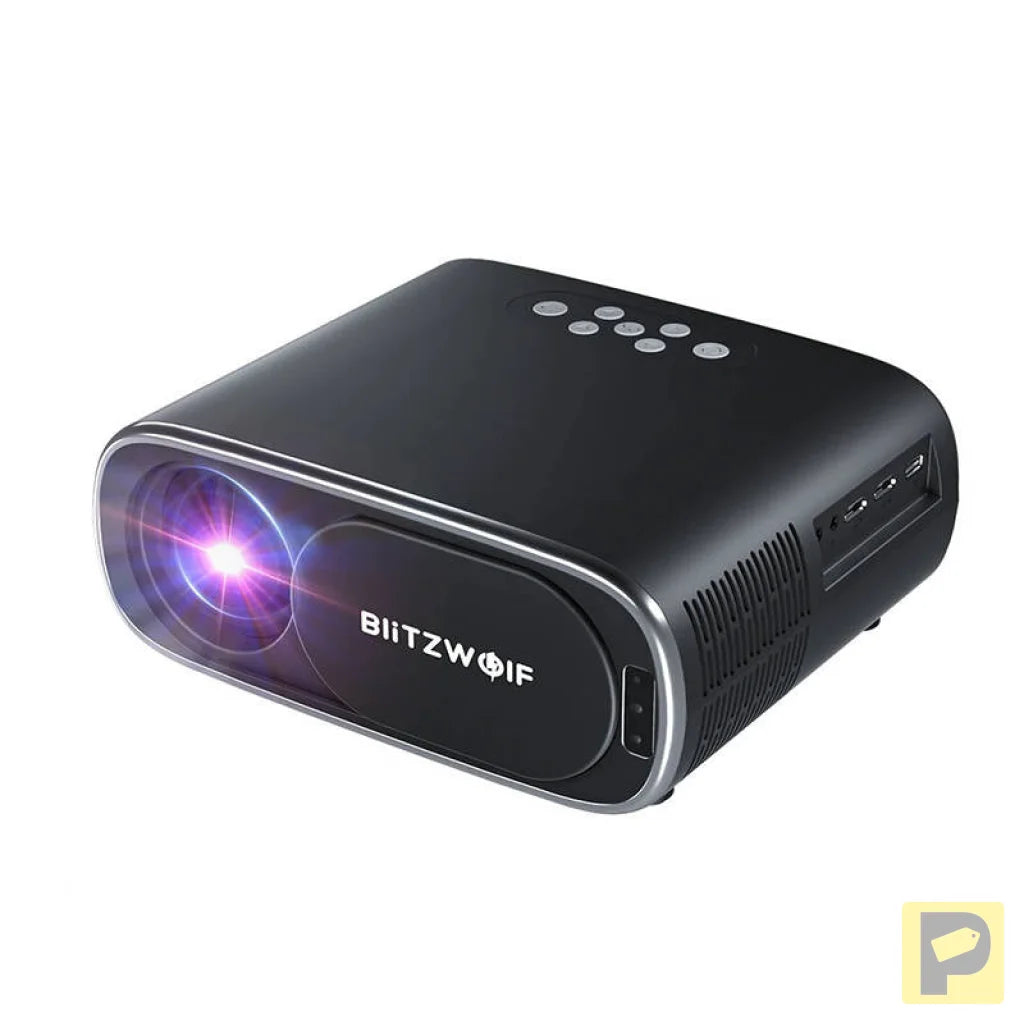 BlitzWolf BW-V4 1080p LED beamer / projector, Wi-Fi + Bluetooth (black)