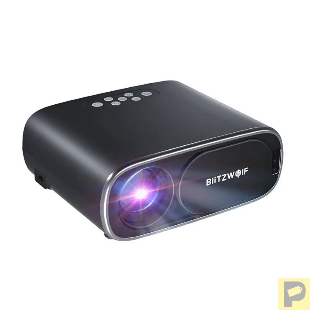 BlitzWolf BW-V4 1080p LED beamer / projector, Wi-Fi + Bluetooth (black)