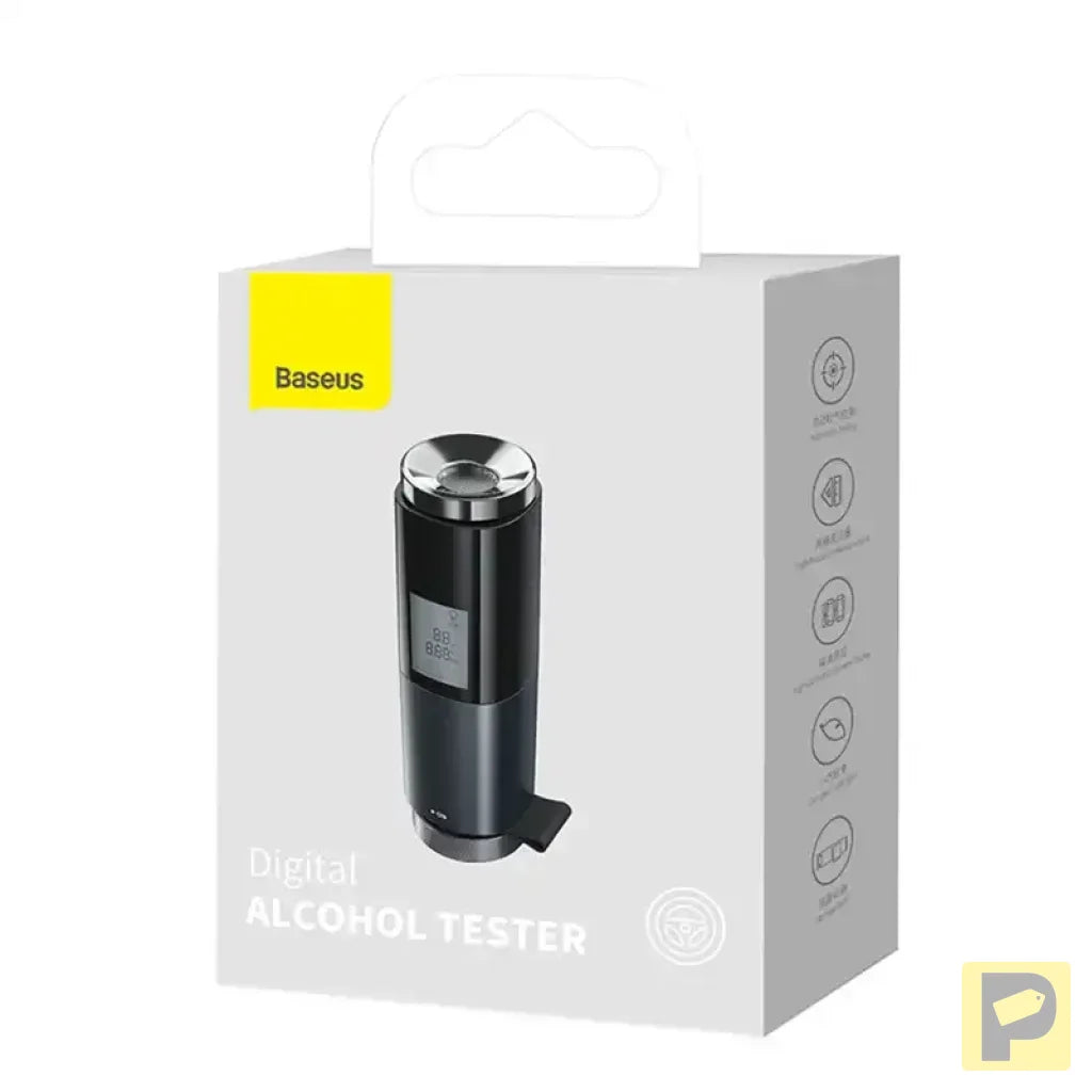 Breathless Electronic Breathalyzer with LCD Baseus (Black)