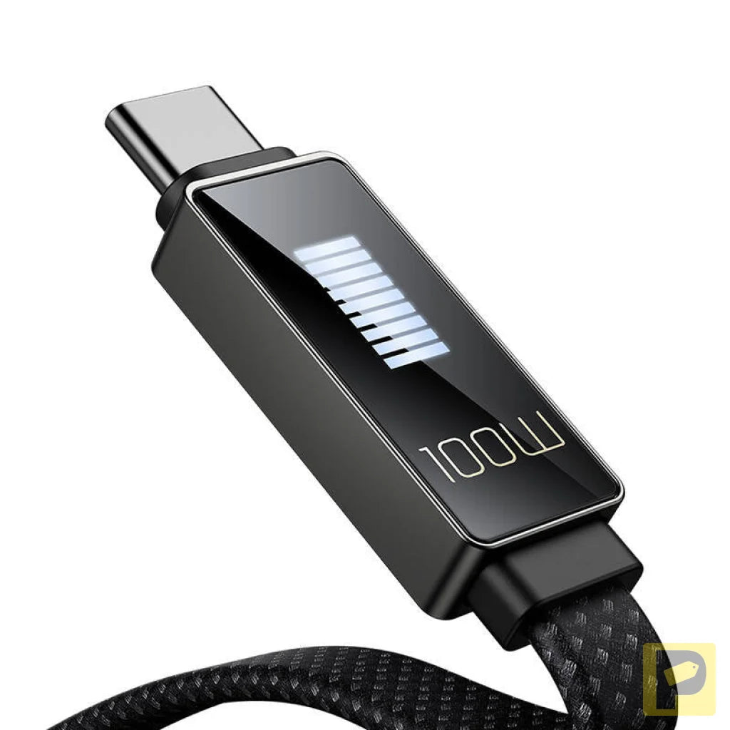Cable Mcdodo CA-4980 USB to USB-C with display 1.2m (black)