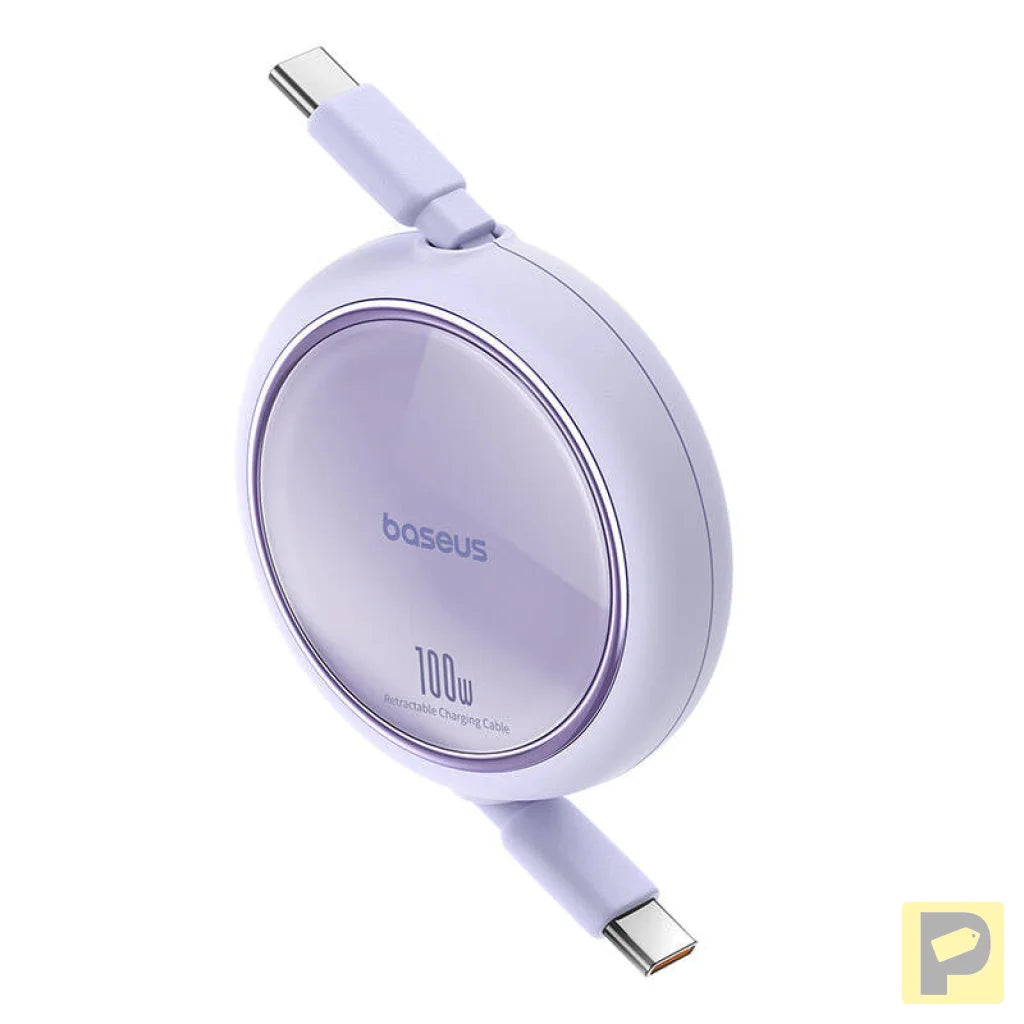 Cable USB-C to USB-C Baseus Free2Draw, PD, 100W, 1m (purple)