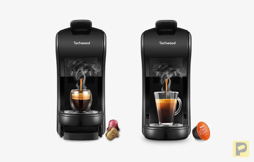 Capsule coffee maker  Techwood TCA-196N (black)