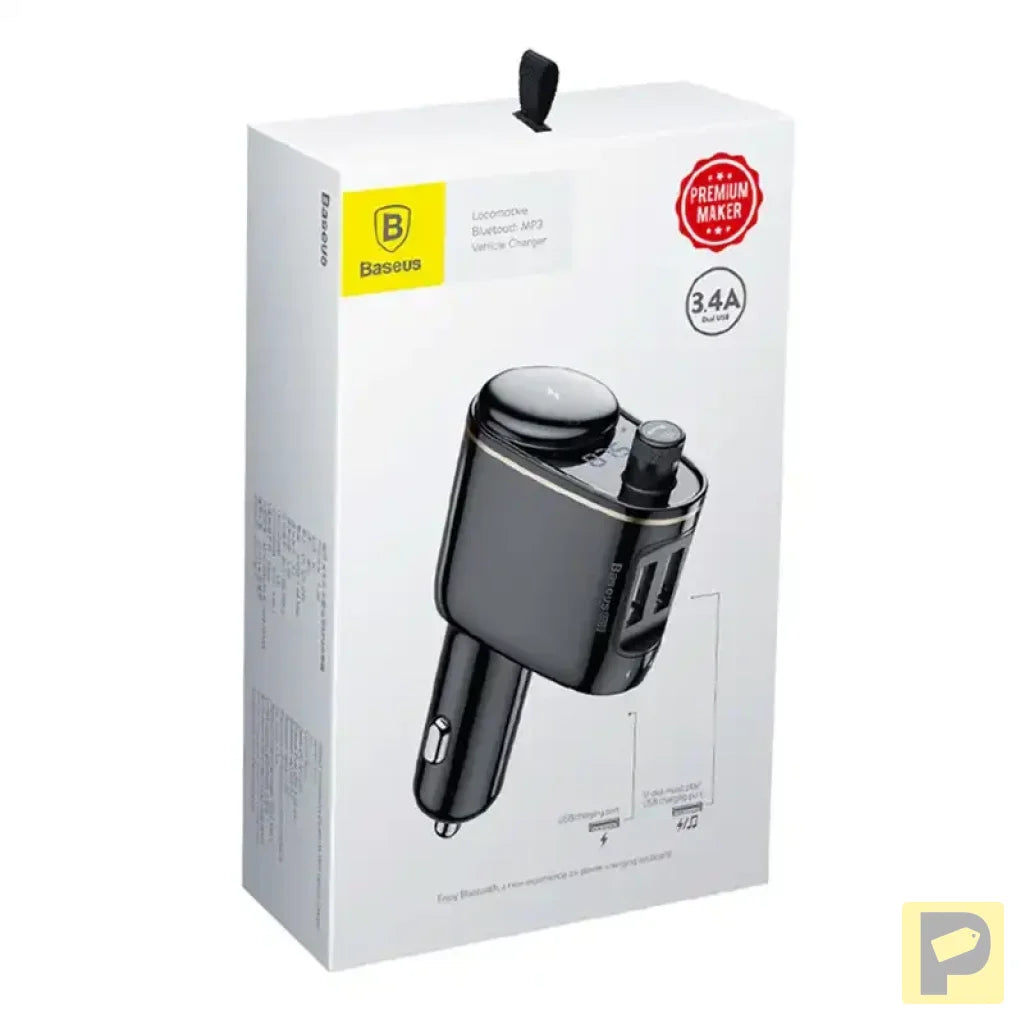 Car Bluetooth MP3 Player Baseus S-06Black OS