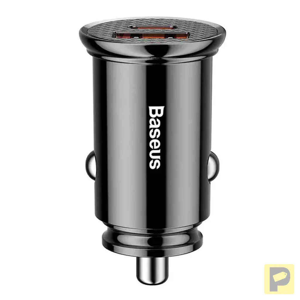 Car Charger Baseus Circular PD QC4.0+ 5A 30W (czarna)