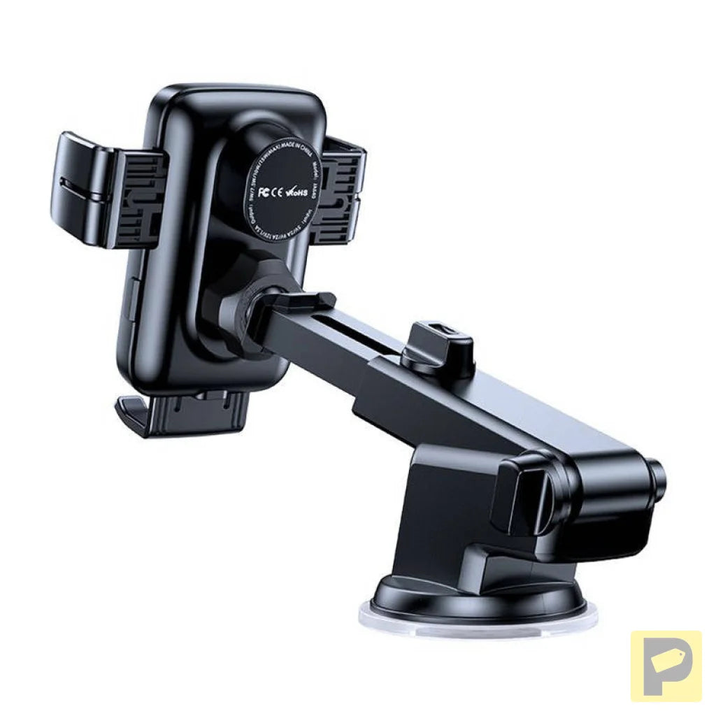 Car Dashboard Holder Joyroom JR-ZS246 with Qi Inductive Charger (Black)