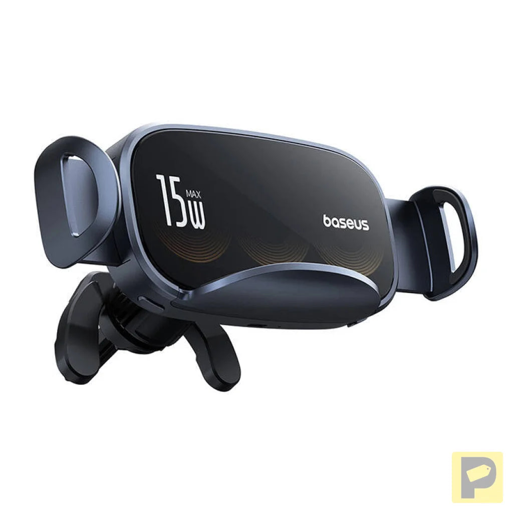 Car holder with inductive charger Baseus LightChaser (Black)