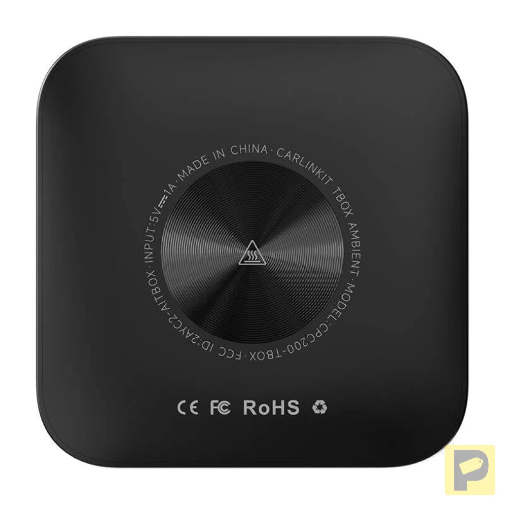 Carlinkit TBOX PLUS LED Wireless Adapter, 4G/64G, Apple Carplay/Android Auto (black)