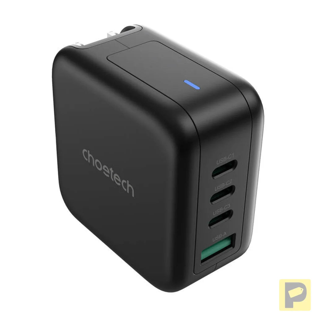Choetech PD6055 70W GaN mains charger with US, EU, UK, AU adapters