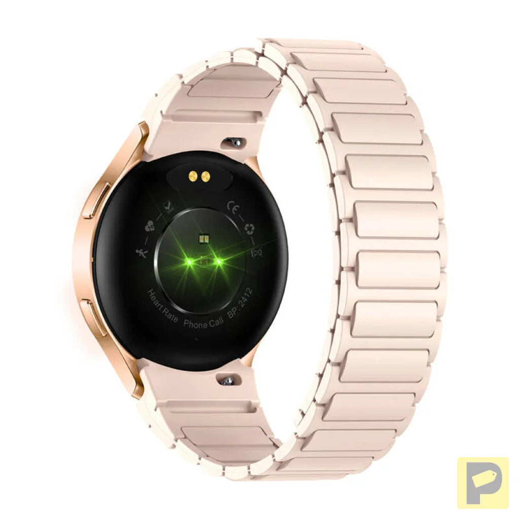 Colmi i28 Ultra smartwatch with magnetic strap (gold)