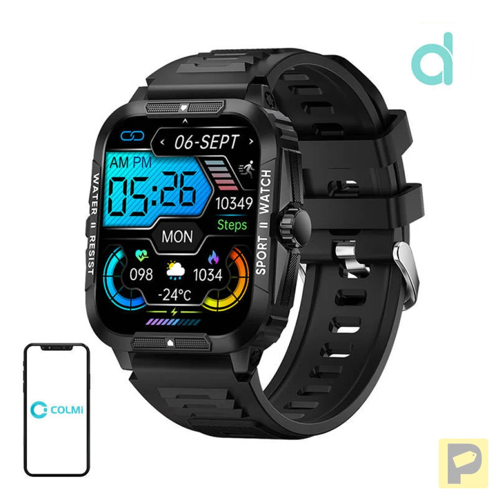 Colmi P76 smartwatch (black)