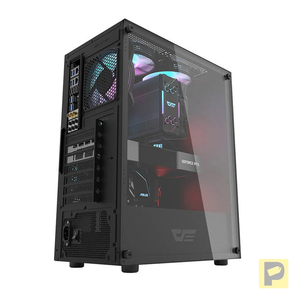 Computer case Darkflash DK100 (black)