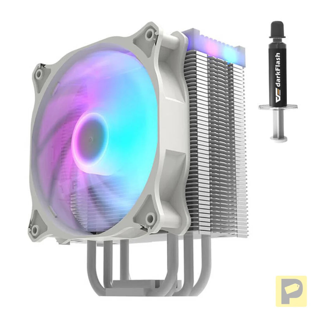 CPU active cooling Darkflash Darkair LED (heatsink + fan 120x120) white