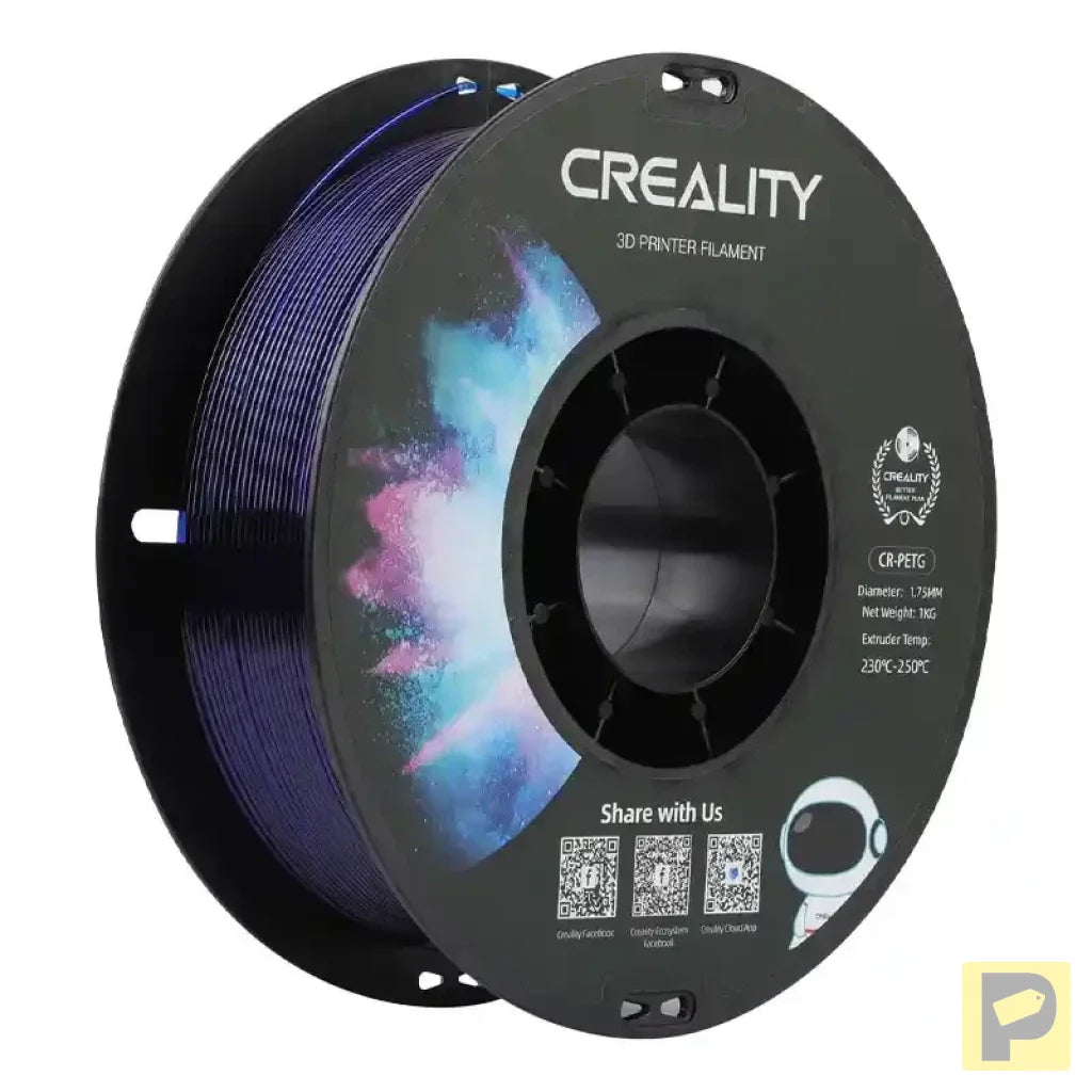 CR-PETG Filament Creality (Transparent blue)