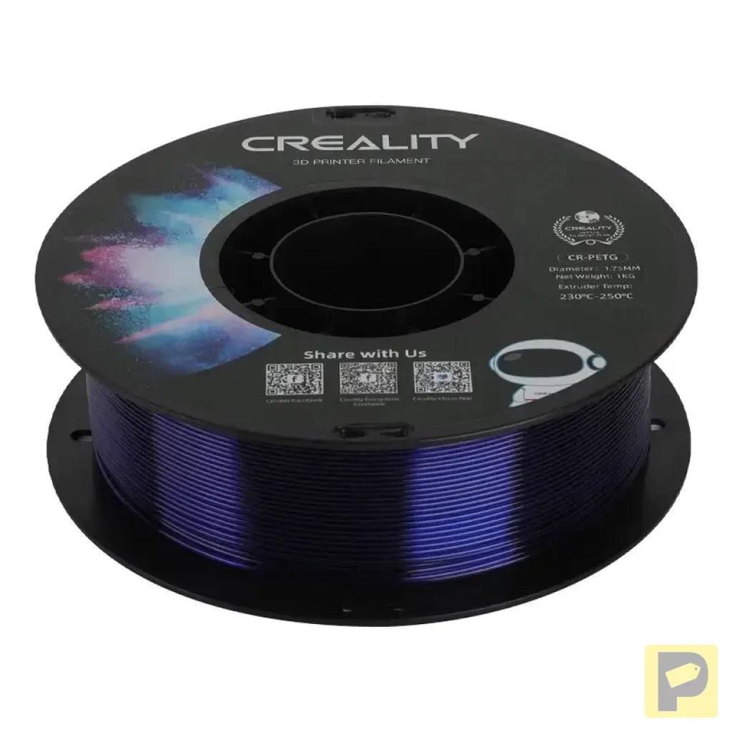 CR-PETG Filament Creality (Transparent blue)