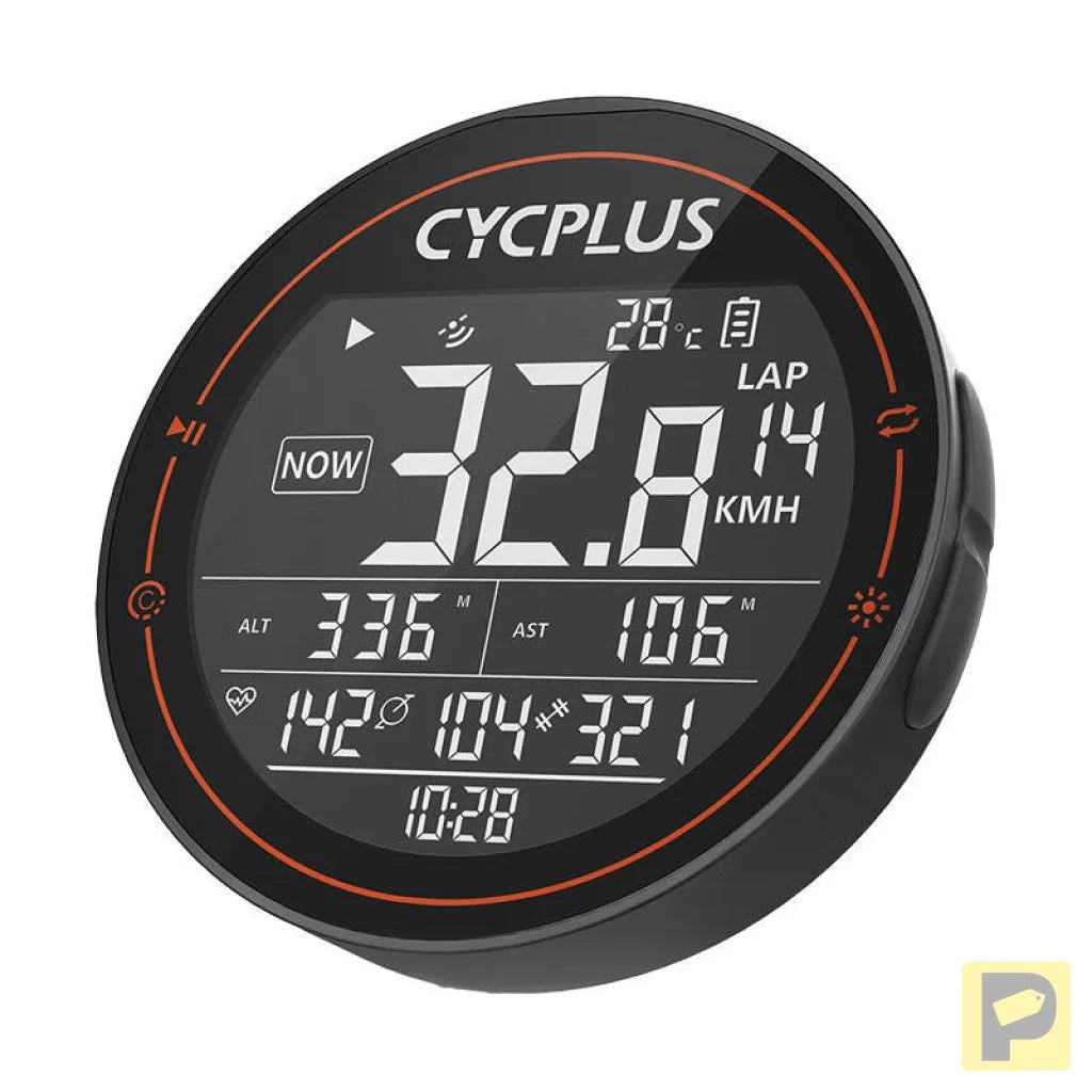 Cycplus M2 bicycle computer - compatibile with Strava, Trainingpeaks etc.