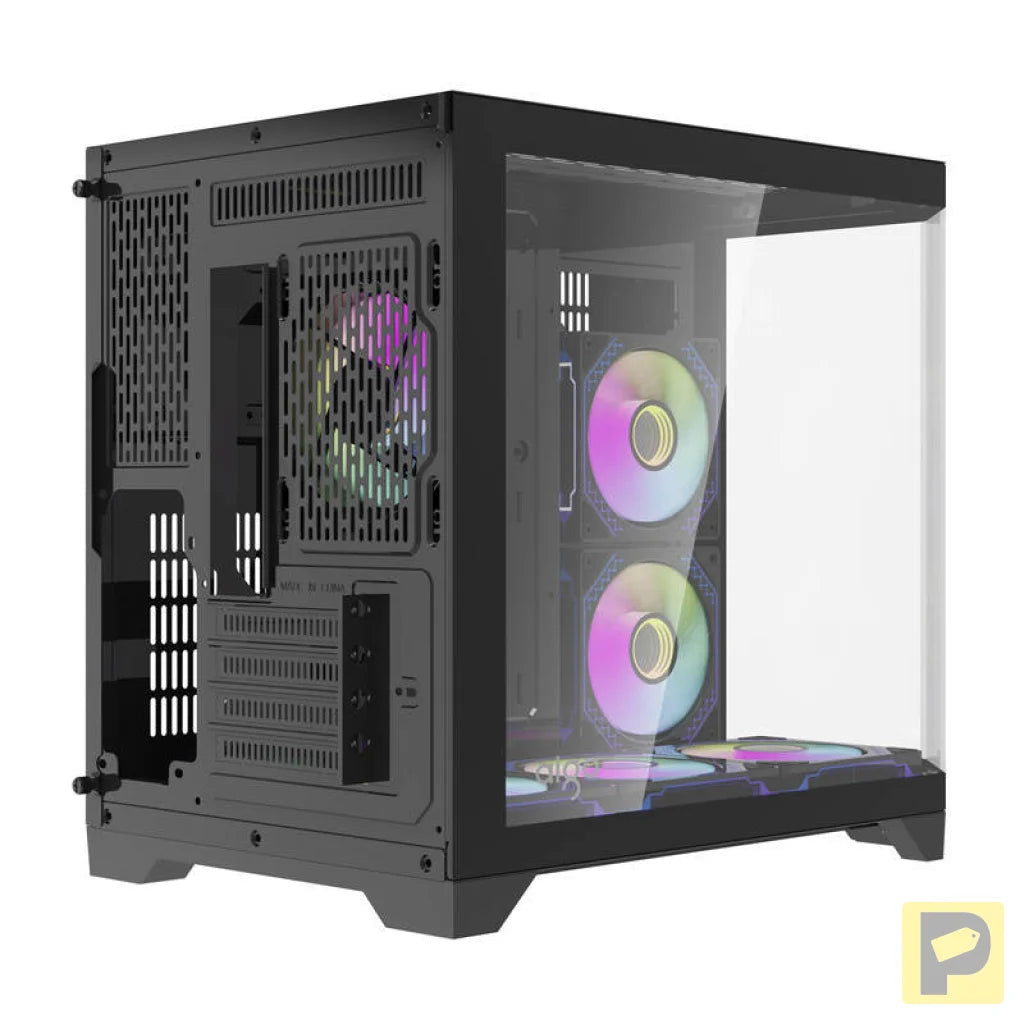 Darflash FT418 computer case + 6 aRGB fans (black)