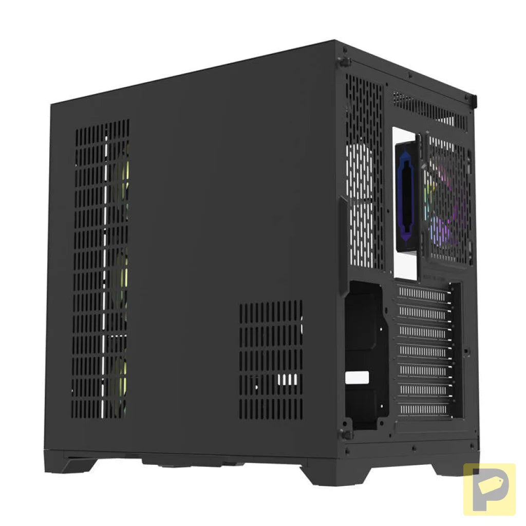 Darflash FT418 PRO computer case + 7 aRGB fans (black)