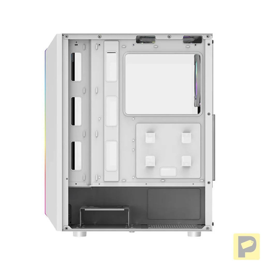 Darkflash DK151 LED computer case (white) + 3 RGB fans