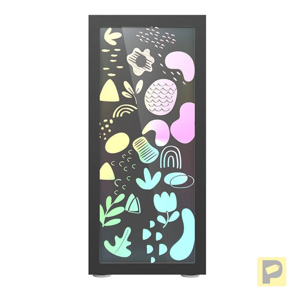 Darkflash DK210 Graffiti computer case (black)