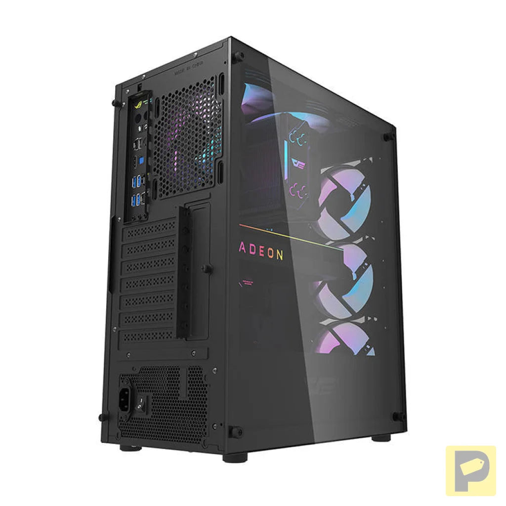 Darkflash DK352 Plus computer case (black) + 4 RGB fans
