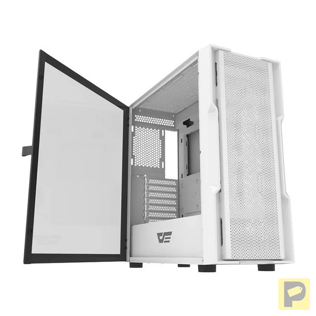 Darkflash DK431 computer case (white) + 4 fans