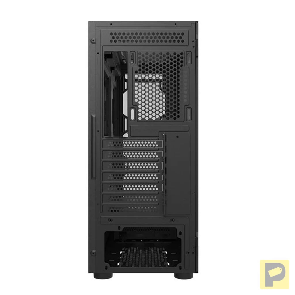 Darkflash DK431 Glass computer case (black) + 4 RGB fans