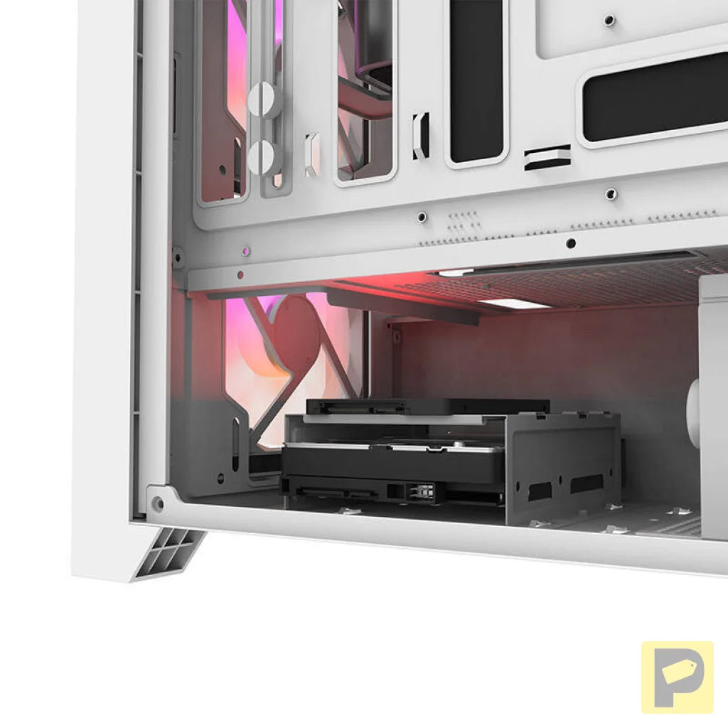 Darkflash DRX70 MESH computer case (white) + 4 RGB fans
