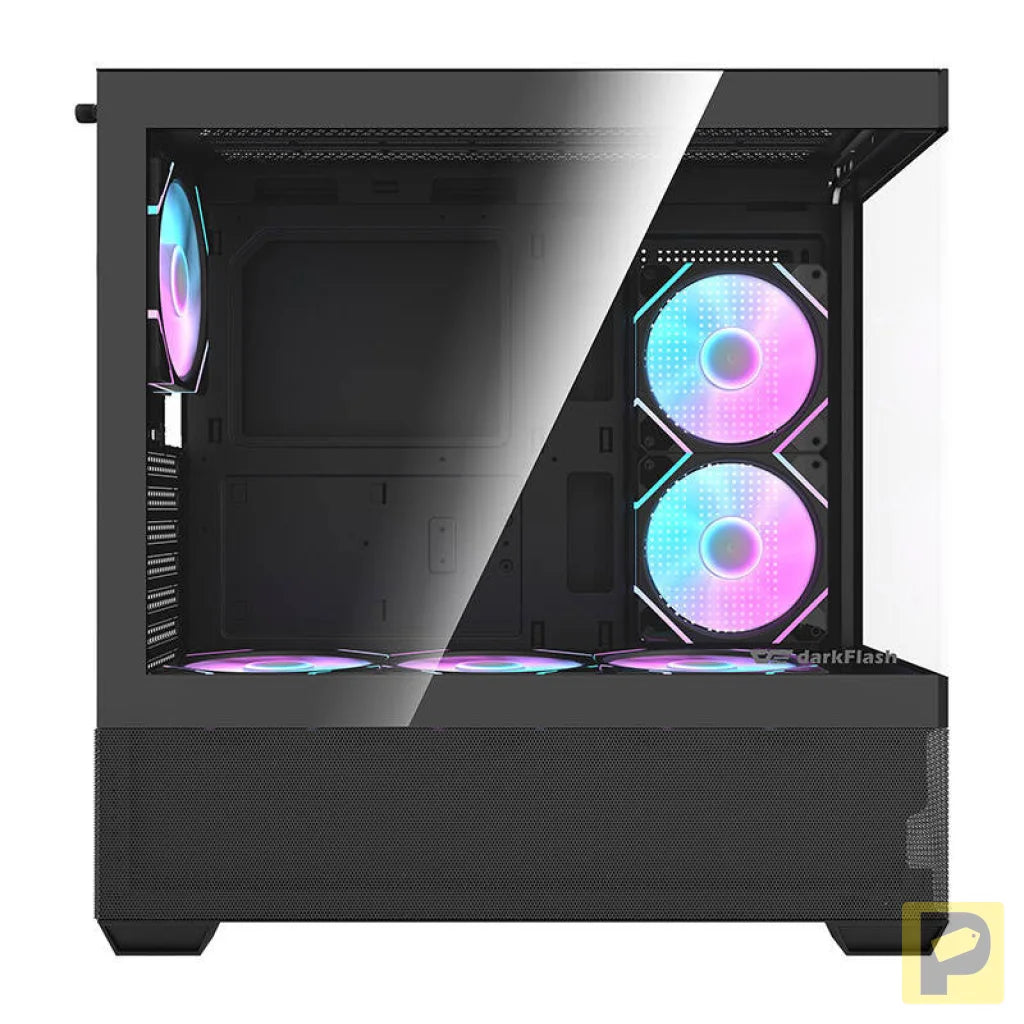 Darkflash DS900 AIR computer case (black) + 6 ARGB fans