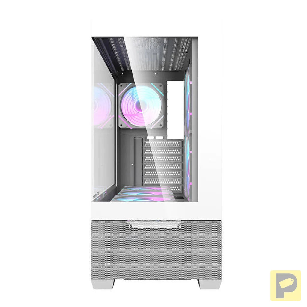 Darkflash DS900 AIR computer case (white) + 6 ARGB fans