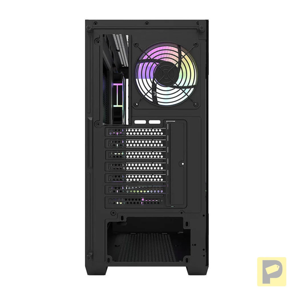 Darkflash DS900 computer case (black) + 7 ARGB fans
