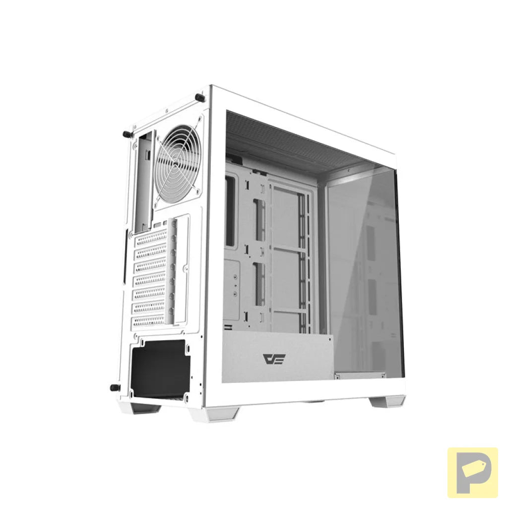 Darkflash DS900W computer case without fans (White)