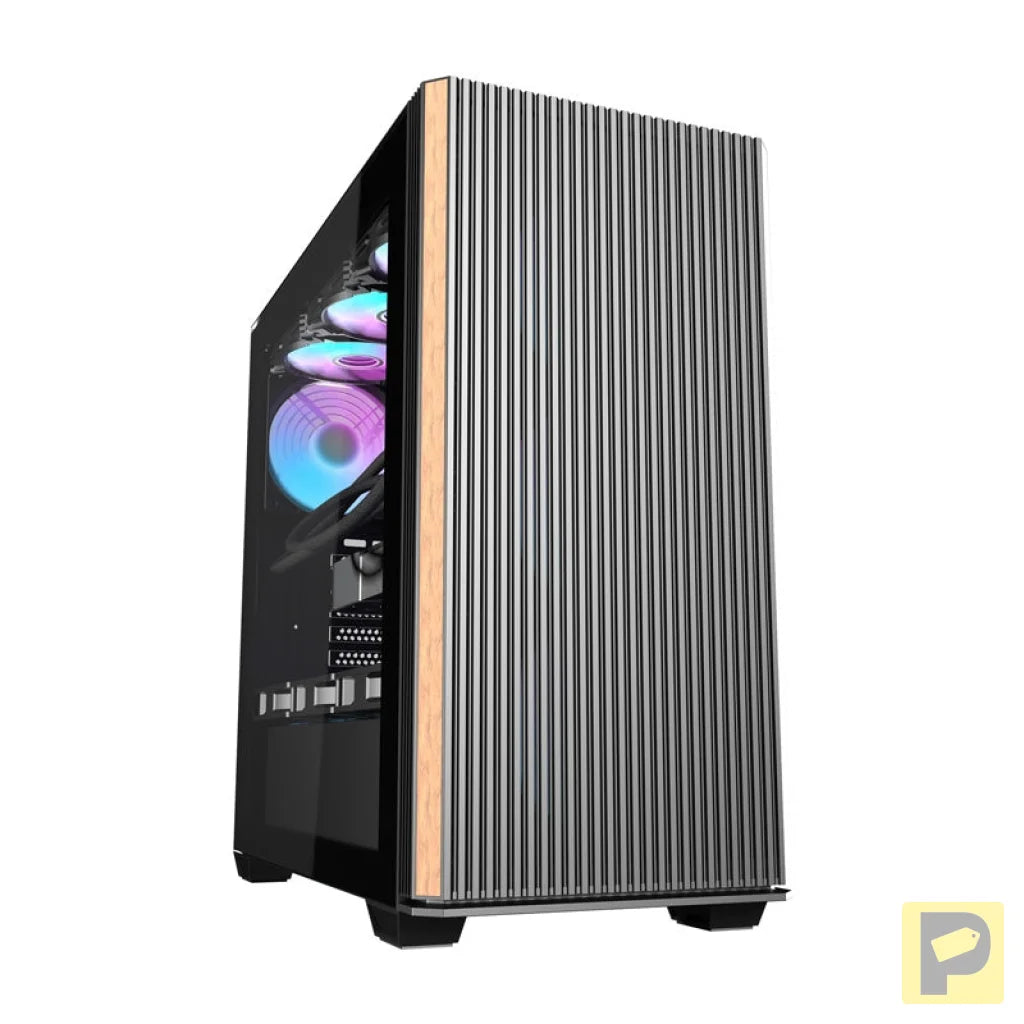 Darkflash DS900WS computer case (black) + 4 fans