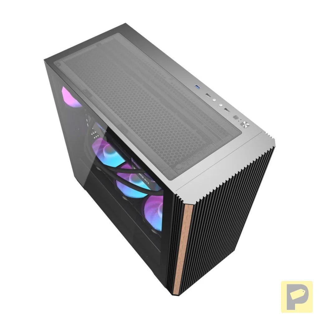 Darkflash DS900WS computer case (black) + 4 fans