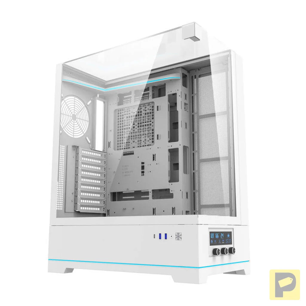 Darkflash DY450L computer case without fans (white)