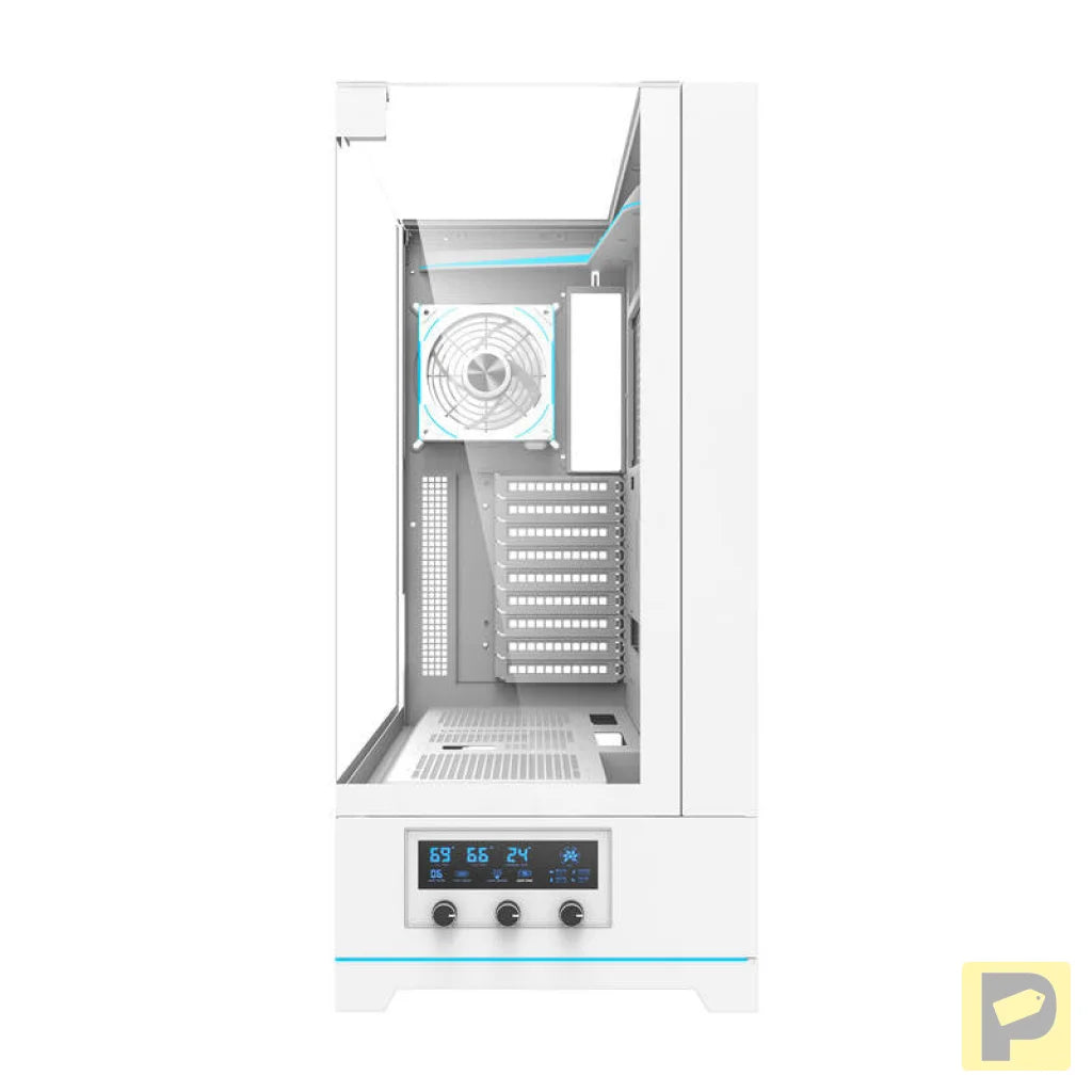 Darkflash DY450L PRO computer case (white) + 1 fan