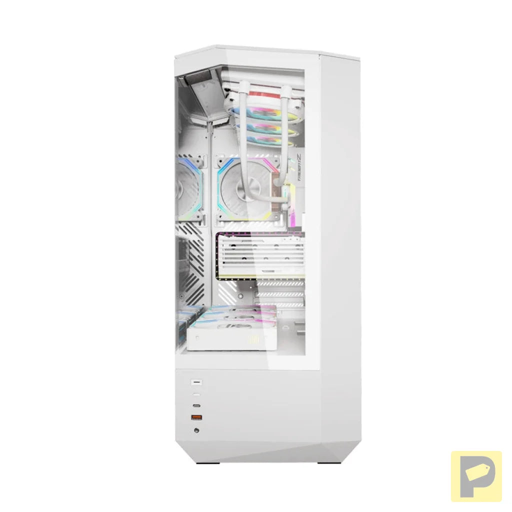 Darkflash DY460 computer case (White) + 4 ARGB fans