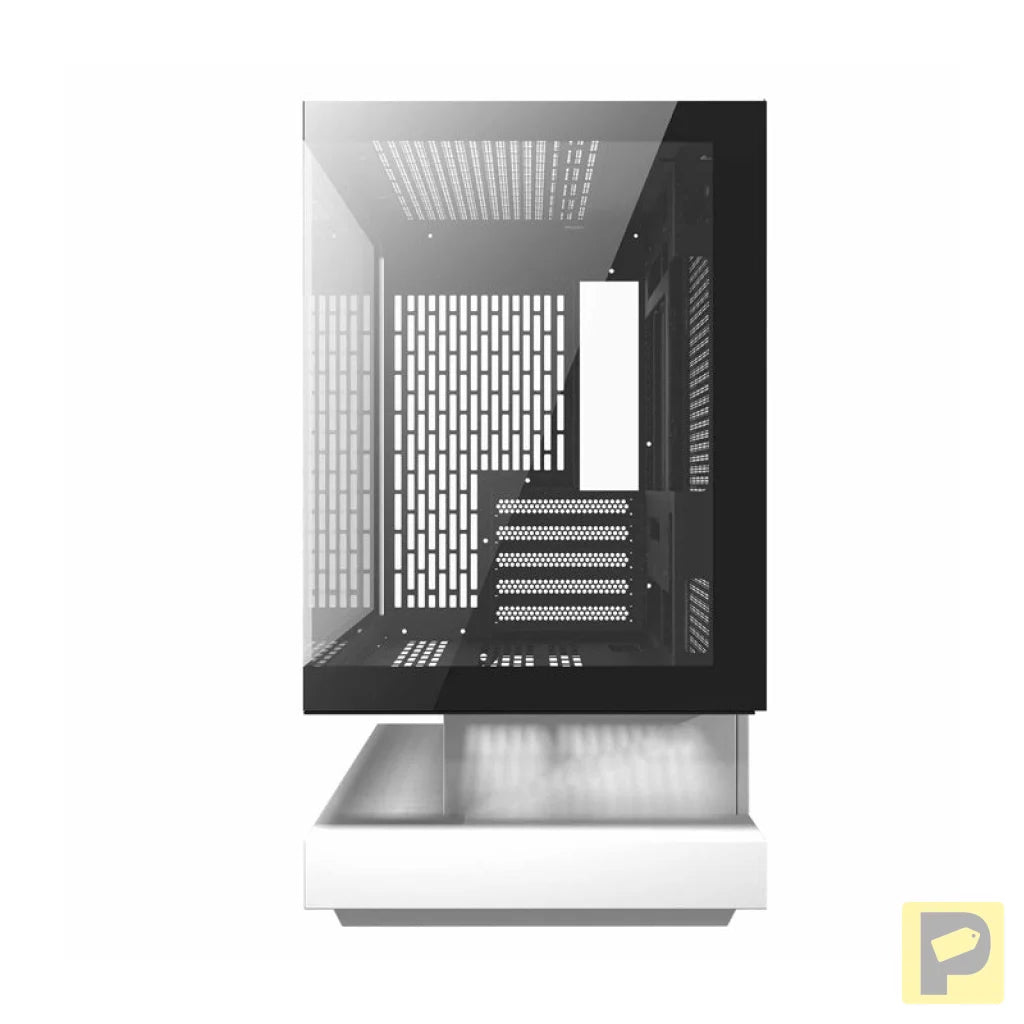 Darkflash F1 computer case (White) + 6 ARGB fans