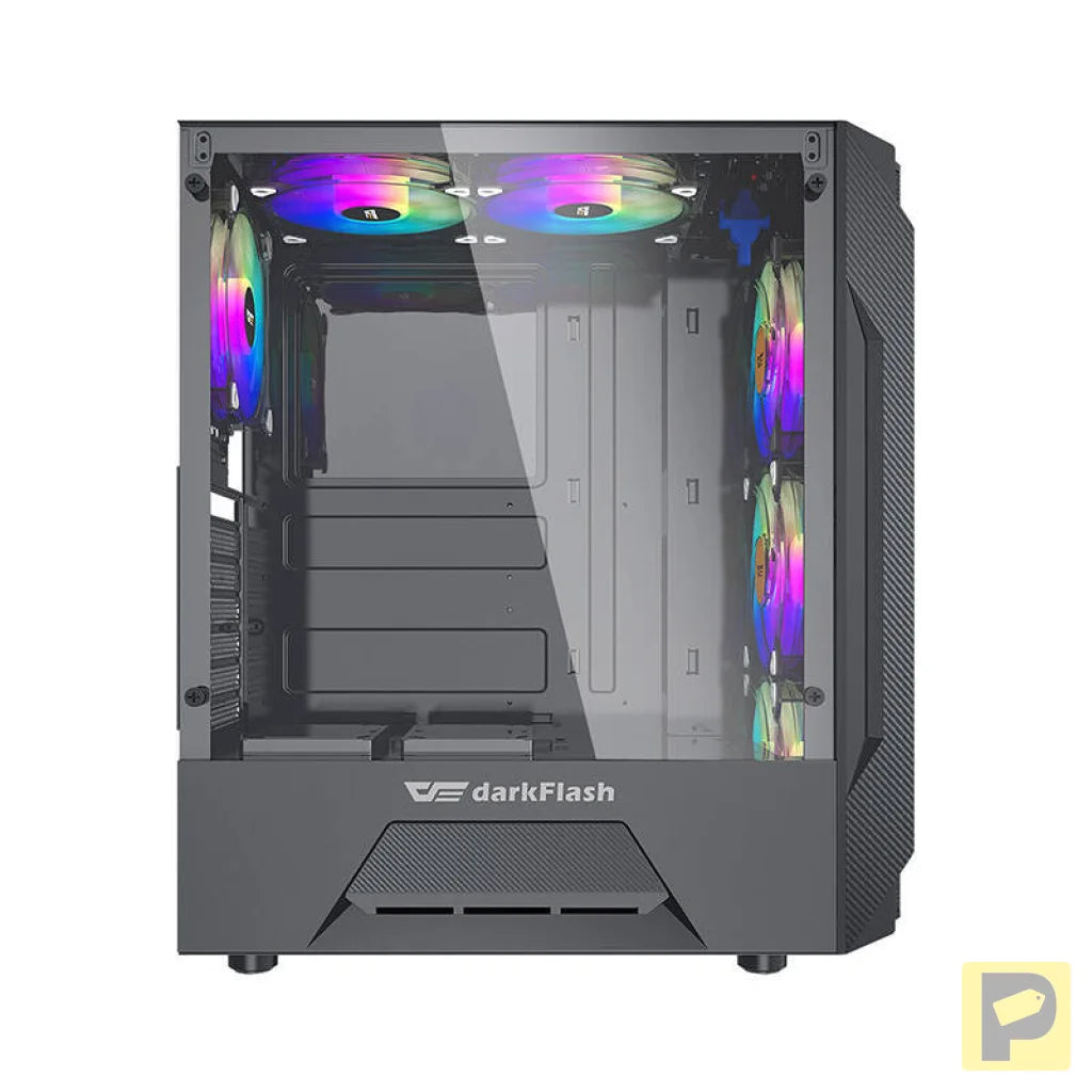 Darkflash LEO computer case (black)