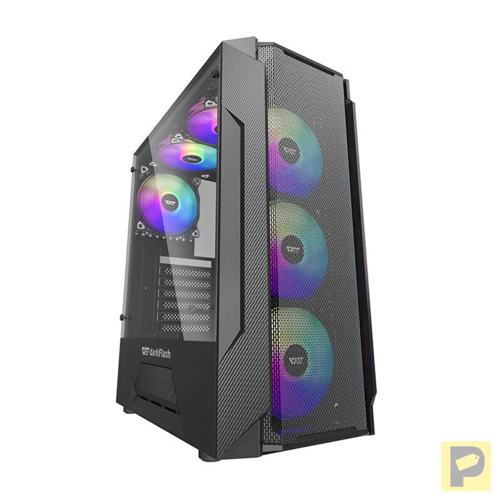 Darkflash LEO computer case (black)