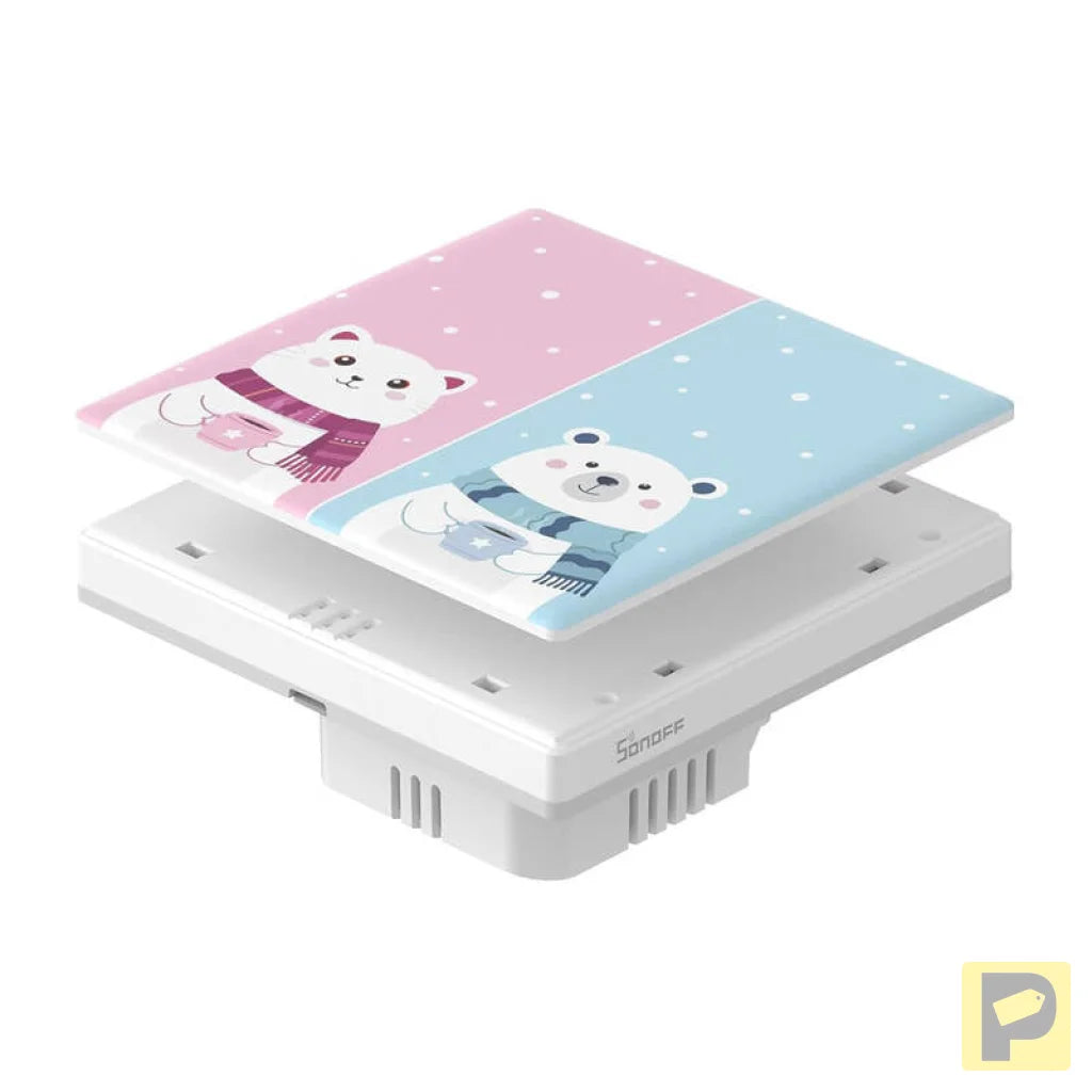 Decorative cover / cap for T5 SONOFF Cartoon 2C touch switch