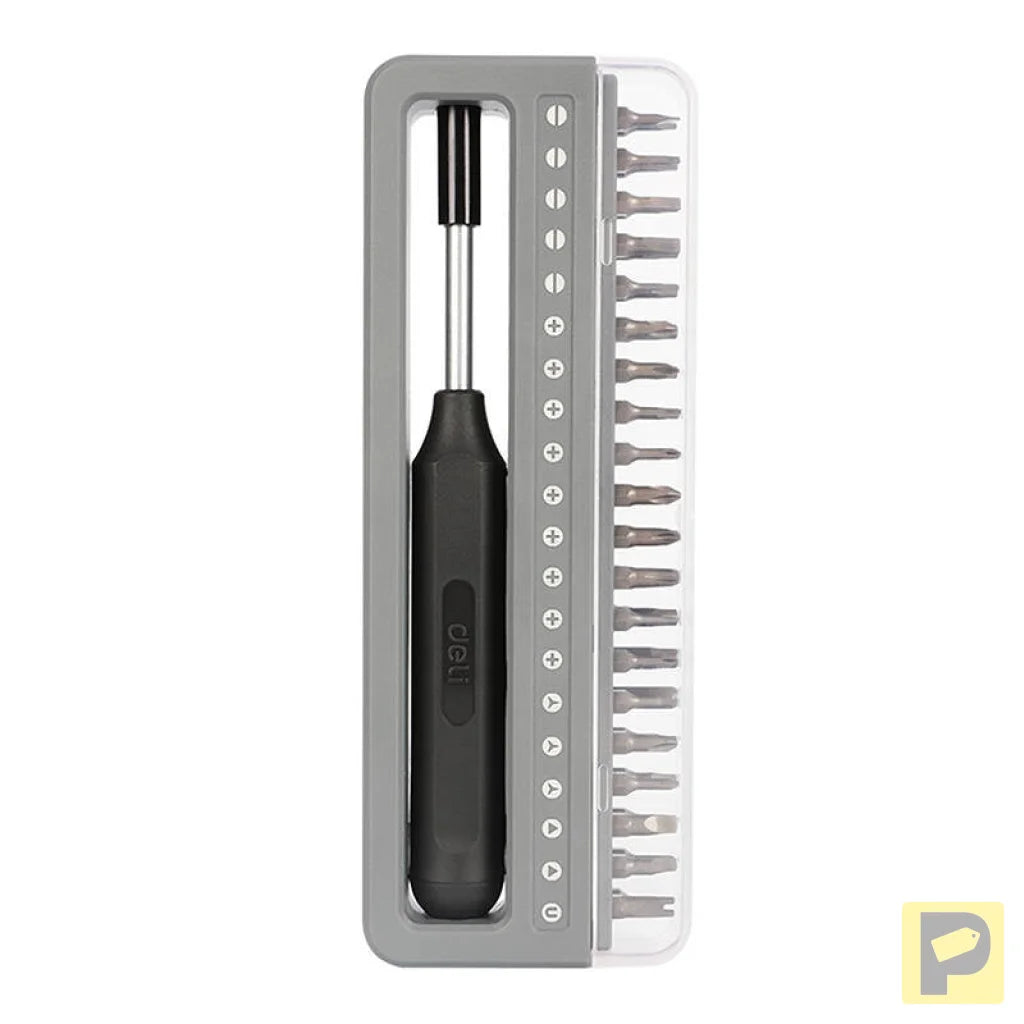 Deli Tools EDL241041 precision screwdriver set, 41 el.