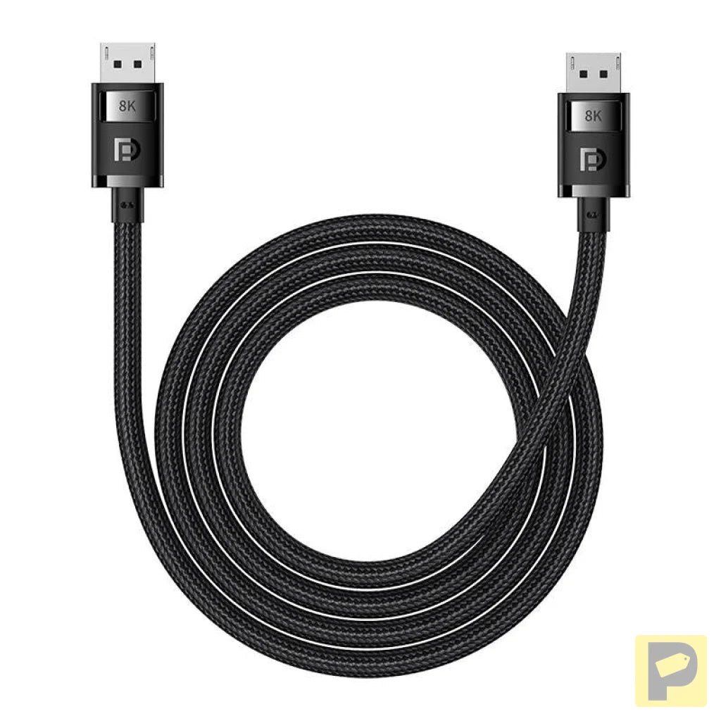 DP 8K to DP 8K cable Baseus High Definition 2m (black)