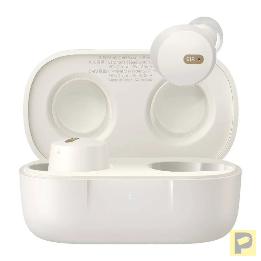 Earphones TWS Baseus Bowie E18 (white)